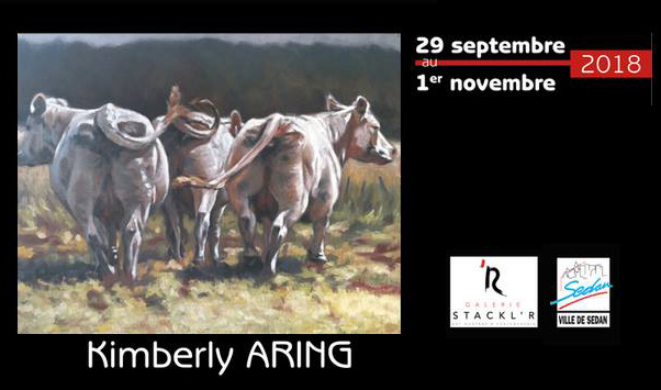 Exposition Kimberly Aring - une vache d'exposition à Sedan