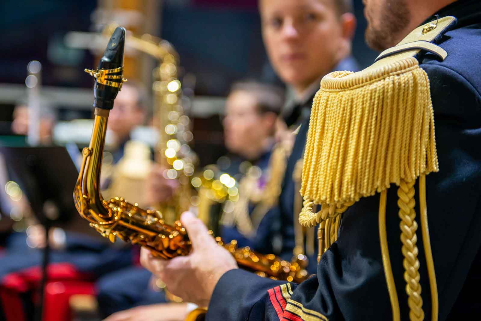 Concert des troupes de marine à Bazeilles