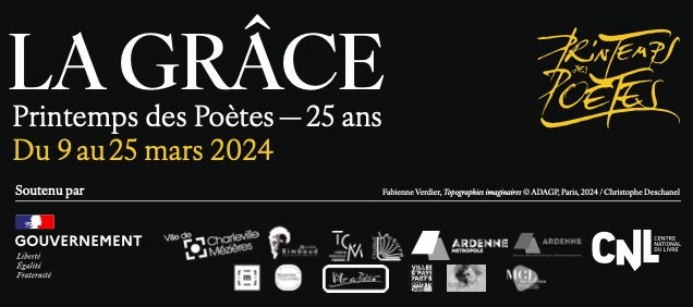 Printemps de poètes Charleville-Mézières 2024